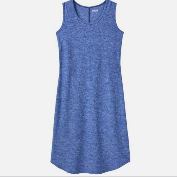 Duluth Trading Co. Women's Blue Sleeveless Space Dye Lightweight‎ Tank Dr… - Picture 1 of 5